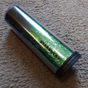 STARBUCKS LTD ED SPARKLE OMBRE INSULATED TUMBLER!